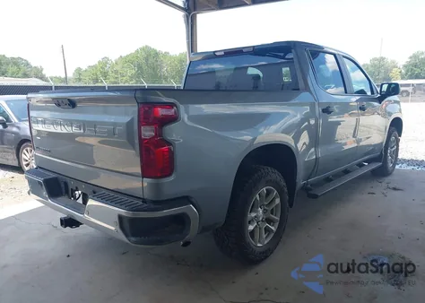 2024 Chevrolet Silverado 1500 4Wd Short Bed Wt из США, поврежденный, VIN 2GCUDAED9R1266710